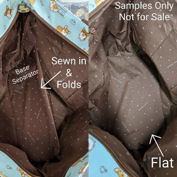 Waterproof Cat Trapeze Tote Shoulder Bag Cute Handmade Kitty Pattern - Picture 3 of 9